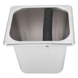 Stainless Steel Coffee Knocking Grounds Box with Rubber Rod Embeddable Coffee Dump Bin for Home Restaurant In Australia - Darrahopens
