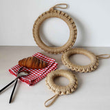 Insulated Coaster Ring Heat Resistance Linen Weaving Insulation Pad for Hot Pot Cup S In Australia - Darrahopens
