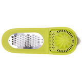Vegetable Chopper Olive Green Multifunctional Grater Juicer Container 3 in 1 Vegetable Cutter Kitchen Tool