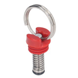 2Pcs Keg Pressure Relief Valve Ball Lock Lid Cornelius Style Accessory Set Kit for Safety Red