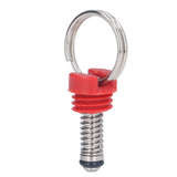 2Pcs Keg Pressure Relief Valve Ball Lock Lid Cornelius Style Accessory Set Kit for Safety Red