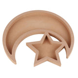 Eid Wooden Dessert Tray Cute Shape Multifunctional Ramadan Wood Moon Tray for Home Ramadan Party Garden Decor In Australia - Darrahopens