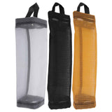 Grocery Bag Holder Large Capacity Durable Polyester Transparent Space Saving Trash Bag Holder for Home Kitchen Yellow In Australia - Darrahopens