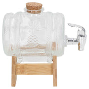 Beverage Barrel Thickened Glass Sealed Medlar Ginseng Wine Brewing Jar Dispenser with Faucet for Home In Australia - Darrahopens