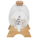 Beverage Barrel Thickened Glass Sealed Medlar Ginseng Wine Brewing Jar Dispenser with Faucet for Home In Australia - Darrahopens