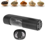 Electric Pepper Grinder Stainless Steel Wireless Visual Pepper Salt Grinder Mill for Kitchen Restaurant Camping Barbecue In Australia - Darrahopens
