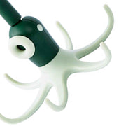 Kitchen Wall Mounted Hook Traceless 360 Degree Punch Free with 6 Hook Kitchen Utensil Hanger for Storage Green In Australia - Darrahopens