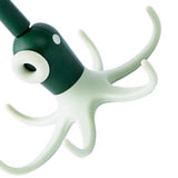 Kitchen Wall Mounted Hook Traceless 360 Degree Punch Free with 6 Hook Kitchen Utensil Hanger for Storage Green In Australia - Darrahopens