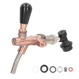 G5/8 Beer Faucet Brass Stainless Steel Beer Tap Adjustable Beer Faucet with Quick Connector Red Bronze In Australia - Darrahopens