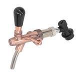 G5/8 Beer Faucet Brass Stainless Steel Beer Tap Adjustable Beer Faucet with Quick Connector Red Bronze In Australia - Darrahopens
