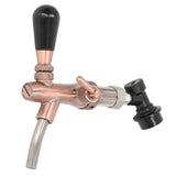 G5/8 Beer Faucet Brass Stainless Steel Beer Tap Adjustable Beer Faucet with Quick Connector Red Bronze In Australia - Darrahopens