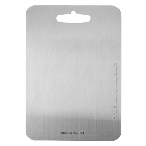 Cutting Board Double Sided 304 Stainless Steel Easy Cleaning for Cooking Kitchen M In Australia - Darrahopens