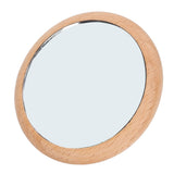 Coffee Reflective Mirror Multidirectional Rotation Adjustable Magnetism Observative Mirror for Kitchen Red