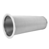 304 Stainless Steel Cold Brew Coffee Filter Cone Mesh with White Rubber Circle Coffee Brew Infuser for Fruit Drink 8x15cm/3.1x5.9in In Australia - Darrahopens