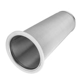 304 Stainless Steel Cold Brew Coffee Filter Cone Mesh with White Rubber Circle Coffee Brew Infuser for Fruit Drink 8x15cm/3.1x5.9in In Australia - Darrahopens