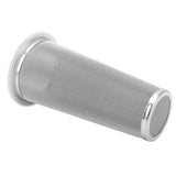 304 Stainless Steel Cold Brew Coffee Filter Cone Mesh with White Rubber Circle Coffee Brew Infuser for Fruit Drink 8x15cm/3.1x5.9in In Australia - Darrahopens
