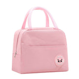 Lunch Bag High Capacity Reusable Tote Heat Preservation Dinner Insulation Hangbag Pink In Australia - Darrahopens