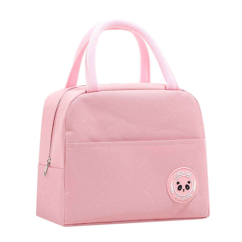 Lunch Bag High Capacity Reusable Tote Heat Preservation Dinner Insulation Hangbag Pink In Australia - Darrahopens