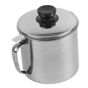 Oil Strainer Pot 1.3L Capacity 304 Stainless Steel Cooking Oil Container Anti Leakage for Home Restaurant In Australia - Darrahopens