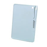 Plastic Utility Cutting Board Safe Multifunctional Portable Fruit Chopping Board With Knife Hanging Hole for Kitchen Blue In Australia - Darrahopens