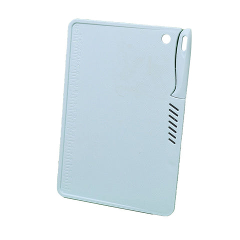 Plastic Utility Cutting Board Safe Multifunctional Portable Fruit Chopping Board With Knife Hanging Hole for Kitchen Blue In Australia - Darrahopens