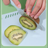 Plastic Utility Cutting Board Safe Multifunctional Portable Fruit Chopping Board With Knife Hanging Hole for Kitchen Blue In Australia - Darrahopens