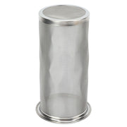 Cold Brew Coffee Filter Stainless Steel Reusable Wide Mouth Mesh Cylindrical Filter with White Gasket for Tea 8x15cm/3.15x5.91in