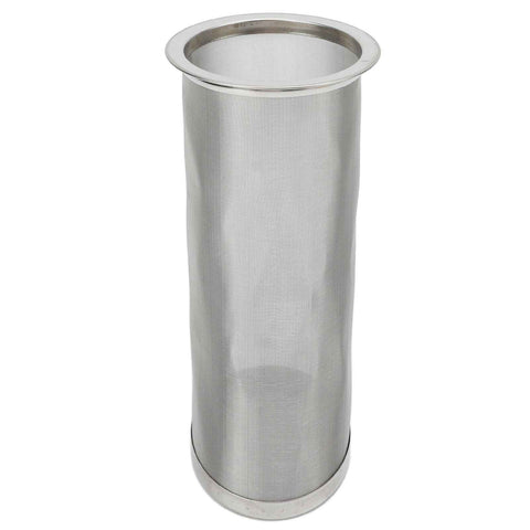 Cold Brew Coffee Filter Stainless Steel Reusable Wide Mouth Mesh Cylindrical Filter with White Gasket for Tea 8x21cm/3.15x8.27in In Australia - Darrahopens