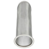 Cold Brew Coffee Filter Stainless Steel Reusable Wide Mouth Mesh Cylindrical Filter with White Gasket for Tea 8x21cm/3.15x8.27in