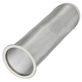 Cold Brew Coffee Filter Stainless Steel Reusable Wide Mouth Mesh Cylindrical Filter with White Gasket for Tea 8x21cm/3.15x8.27in