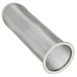 Cold Brew Coffee Filter Stainless Steel Reusable Wide Mouth Mesh Cylindrical Filter with White Gasket for Tea 8x21cm/3.15x8.27in