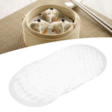 10pcs Silicone Steamer Mesh Mat Prevents Stick Reusable Cuttable Silicone Steamer Liners for Kitchen Restaurant 30cm/11.8in