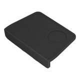 Coffee Tamper Mat with Tamper Slot Silicone Tamping Mat Coffee Pad Tamp Station Tool Black