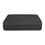 Coffee Tamper Mat with Tamper Slot Silicone Tamping Mat Coffee Pad Tamp Station Tool Black