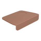 Coffee Tamper Mat with Tamper Slot Silicone Tamping Mat Coffee Pad Tamp Station Tool Brown