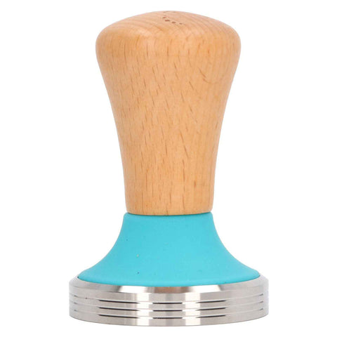 Wooden Coffee Tamper Food Grade Rustproof Easy To Clean Heavy Duty Coffee Tamper with Ergonomic Handle for Baristas Blue 51mm/2.0in In Australia - Darrahopens