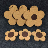 Flower Wooden Coaster Nordic Style Flower Shape Cork Coaster Kitchen Insulation Mat Dining Table Mat S In Australia - Darrahopens