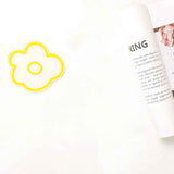 Acrylic Flower Coaster Heat Insulation Cute Flower Transparent Stable NonslipAcrylic Coasters Yellow In Australia - Darrahopens