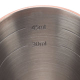 Jigger Stainless Steel 30mm to 60mm Elegant Flexible Jigger Cone for Cocktail Bartending Copper Plating