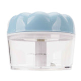 Garlic Chopper Manual Mini Safe Multipurpose Transparent Garlic Mincer with Drawstring for Kitchen Blue In Australia - Darrahopens