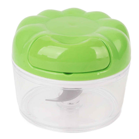 Garlic Chopper Manual Mini Safe Multipurpose Transparent Garlic Mincer with Drawstring for Kitchen Green In Australia - Darrahopens