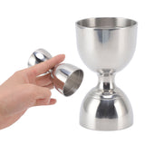 Cocktail Jigger 30/60ml Stainless Steel Durable High Accuracy Wide Opening Shot Measure Jigger for Cocktail Liquor 30/60ml Classic Silver