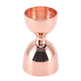 Cocktail Jigger 30/60ml Stainless Steel Durable High Accuracy Wide Opening Shot Measure Jigger for Cocktail Liquor 30/60ml Rose Gold