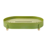 Tea Tray Simple Double Layer Pure Color Uniform Draining Holes Detachable Design Plastic Tea Tray Serving Green In Australia - Darrahopens