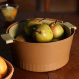 Drain Colander Double Layer Detachable Increased Deepened Capacity Plastic Colander Strainer Set for Kitchen Brown Small In Australia - Darrahopens