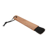 Coffee Grinder Brush Soft Bristles Long Handle Coffee Machine Cleaning Tool for Home Cafe Cups Mugs Walnut Wood Black Bristles In Australia - Darrahopens