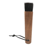 Coffee Grinder Brush Soft Bristles Long Handle Coffee Machine Cleaning Tool for Home Cafe Cups Mugs Walnut Wood Black Bristles In Australia - Darrahopens