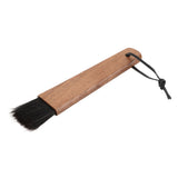 Coffee Grinder Brush Soft Bristles Long Handle Coffee Machine Cleaning Tool for Home Cafe Cups Mugs Walnut Wood Black Bristles In Australia - Darrahopens