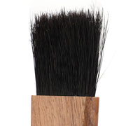 Coffee Grinder Brush Soft Bristles Long Handle Coffee Machine Cleaning Tool for Home Cafe Cups Mugs Walnut Wood Black Bristles