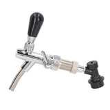 G5/8 Beer Tap 304 Stainless Steel Adjustable Beer Faucet Liquid Dispenser for Bar Restaurant Hotel Home